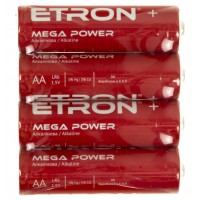 Батарейки Etron Mega Power LR-06-40S пленка 4 шт (10)