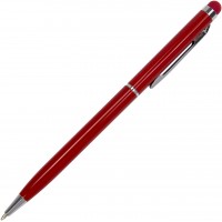 Ручка шариковая Economix Stylus металлическая корпус красный синяя (50) E10308-03