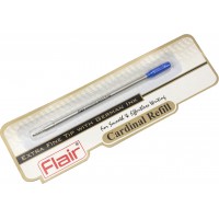 Стержень шариковый Flair Cardinal 5CL длинный синий для металлических ручек (10) (100)