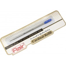 Стержень шариковый Flair Cardinal 5CL длинный синий для металлических ручек (10) (100)