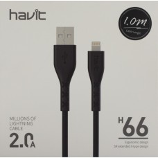 Кабель USB> lightning Havit HV-H66 2.0A 1 м black