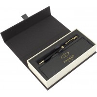 Ручка кулькова Parker Sonnet 17 Matte Black Lacquer з позолотою 84832