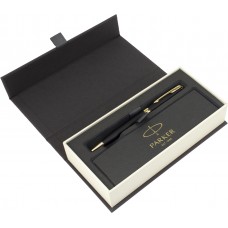 Ручка шариковая Parker Sonnet 17 Matte Black Lacquer с позолотой 84832