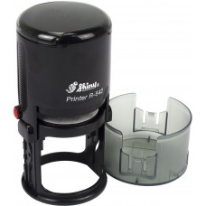 Оснастка автоматическая для круглой печати пластиковая d42мм Shiny корпус черный R-542