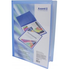 Папка на 20 файлов Axent А4 с карманом синяя (24) 1020-22-А