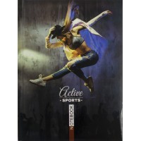 Блокнот Optima Sports A5 твердая обложка 80 листов клетка (1) (28) O20847-01