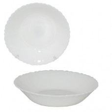 Тарілка супова склокерамічна Біла 7 (6) (48) 30073-00 S&T 