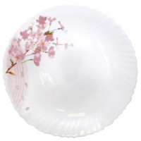 Тарілка керамічна скло S&T Гілка сакури 9,5 (6) (36) 30031-340