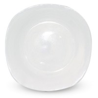 Тарелка стеклокерамическая Белая 11 квадратная (6) (48) S&T 30126-02