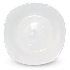 Тарілка склокерамічна Біла 11 квадратна (6) (48) S&T 30126-02