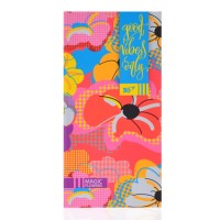 Блокнот B6+ 64 листа линия YES Floral vibes, твердая обложка, неон и софт-тач лакированный, 7 БЦ 151368