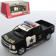 Машина металлическая Kinsmart Chevrolet Silverado, открываются двери, в коробке 16х7,5х8 см (24) KT-5381WP КИ