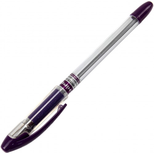 Ручка масляная шариковая Hiper Max Writer 2500 м 0,7 мм фиолетовая (10) (100) (1000) HO-335