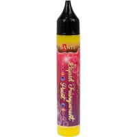 3D-гель Santi Liquid transparent Point жовтий 742130