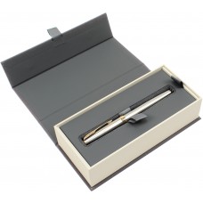 Ручка чернильная Parker Sonnet 17 Stainless Steel позолоченное перо 84111