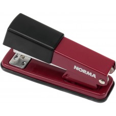 Степлер 24/6, 26/6 Norma 20 листов металлический красный (1) (12) 4122