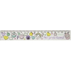 Лінійка пластикова 20 см Yes Smiley World Fashion 370497 (50)