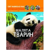 Книжка А4 Світ навколо нас. Малята тварин тверда обкладинка Бао (10) 9499