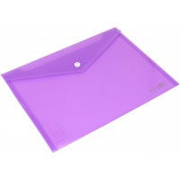 Папка-конверт Economix B5+ на кнопці фіолетова (12) (180) E31302-12 
