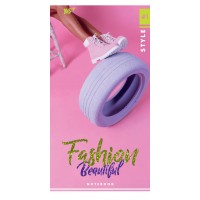 Блокнот B6+ 64 аркуші клітинка інтегральна обкладинка YES Fashion beautiful (3) 151484