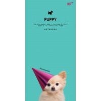 Блокнот B6+ 64 аркуші лінія інтегральна обкладинка YES Puppy (3) 151485