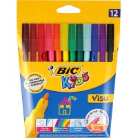 Фломастеры Bic Visa Kids 12 цветов 880 888 695