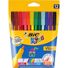 Фломастери Bic Visa Kids 12 кольорів 880 888695