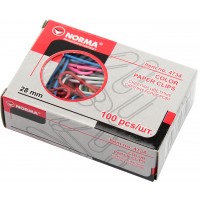 Скрепки Norma 28 мм 100 шт (10) 4734