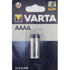 Батарейки Varta Алкалайн AAAA/блистер 2шт (LR61) (10)