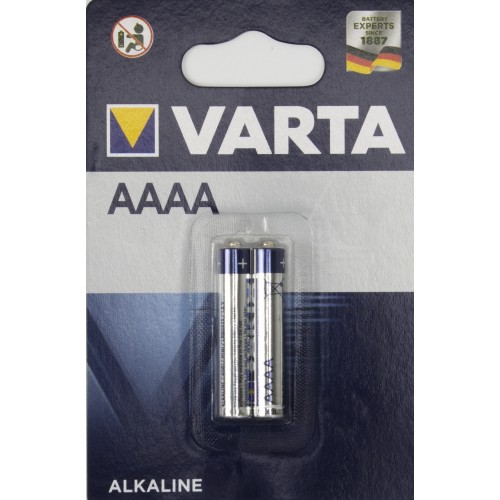 Батарейки Varta Алкалайн AAAA/блистер 2шт (LR61) (10)