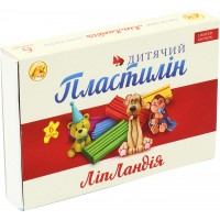 Пластилін 6 кольорів 110 гр Ліпландія/Пластіленд Тетрада (21) 461374/461341