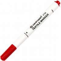 Маркер Centropen Textile 2мм червоний 2739
