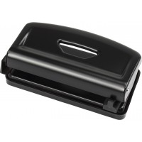 Дырокол Scholz 12 листов металлический с линейкой, черный (1) 4316 / 04010719