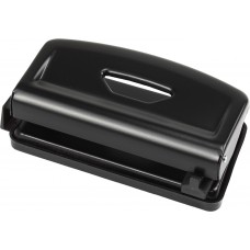 Дырокол Scholz 12 листов металлический с линейкой, черный (1) 4316 / 04010719