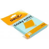 Блок для заметок с липким слоем 75х75 мм 100 листов синий Delta by Axent (1) (24) 3314-04