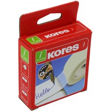 Стрічка клейка канцелярська Kores 19 ммх33м Invisible прозора матова в індивідуальній упаковці K53319