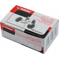 Кнопки Norma 100 шт никель (10) 4837