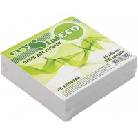 Блок для заметок неклееный 85х85мм 300 листов Crystal ECO (32) (40)