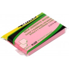 Блок для заміток з липким шаром 51х76мм 4Office 100 аркушів асорті (24) 4-421