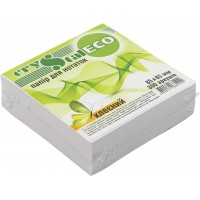 Блок для заметок клееный 85х85мм 300 листов Crystal ECO (40)