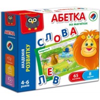 Игра Азбука на магнитах на украинском VT5411-03