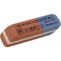 Гумка Koh-i-noor Blue Star червоно-синя (84) (672) 6521/80