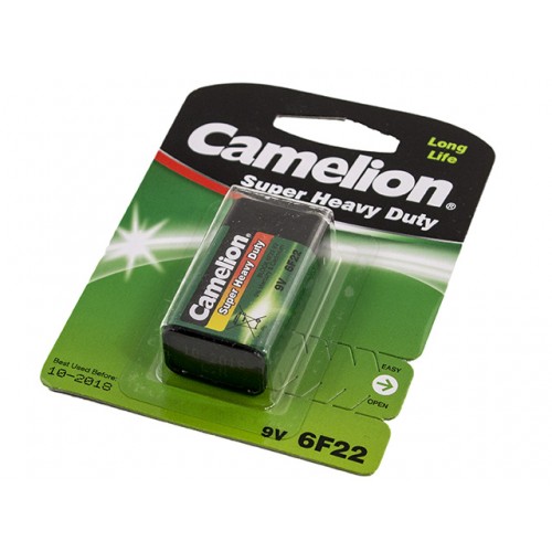 Батарейка Camelion 6F22/1bl крона green (1) (12) (240)