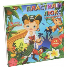 Пластилин Little Artist Люкс 1125 12 цветов со стеком