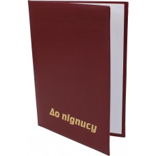 Папка К подписи Винпап A4 с тиснением бордовая