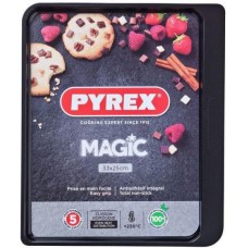 Форма для выпечки металлическая прямоугольнаяPyrexMagic 33 х25 см (6) 76436