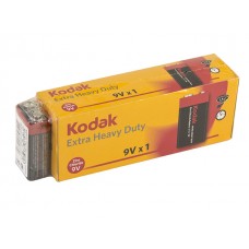 Батарейка Kodak 6F22/1shrink Extra Heavy Duty/LongLife крона (10) (100)