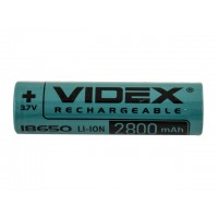 Аккумулятор Videx Li-ion 18650-R, 2800 mAh