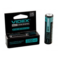 Аккумулятор Videx Li-ion 18650-R, 2200 mAh, защита/mbl/блистер 1 шт