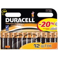 Батарейки Duracell LR-06 блістер 12 шт (12) 